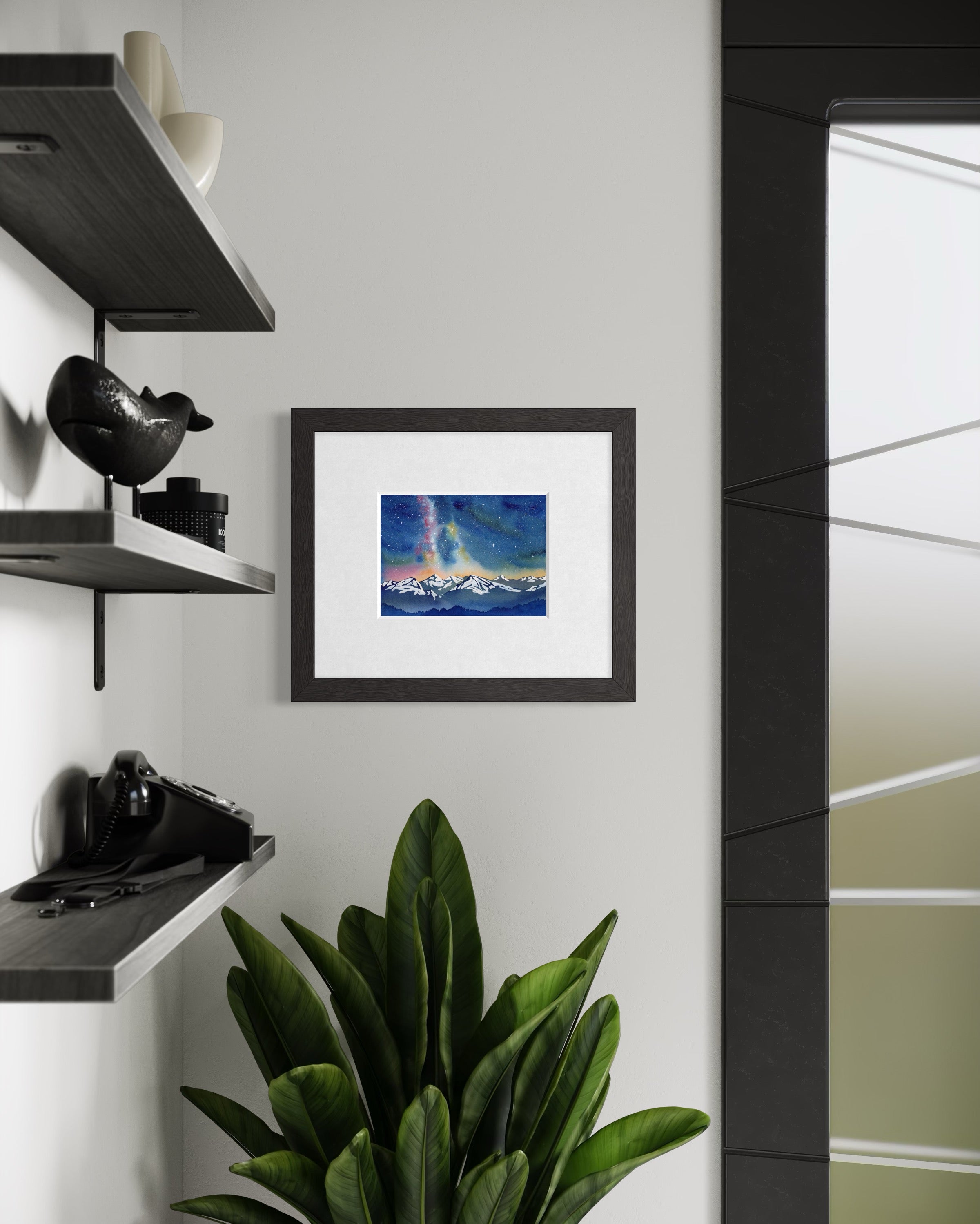 A Joyful Night – Original Watercolor (Matted to 11x14)