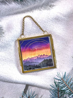 Grand Tetons (Framed Christmas Ornament)