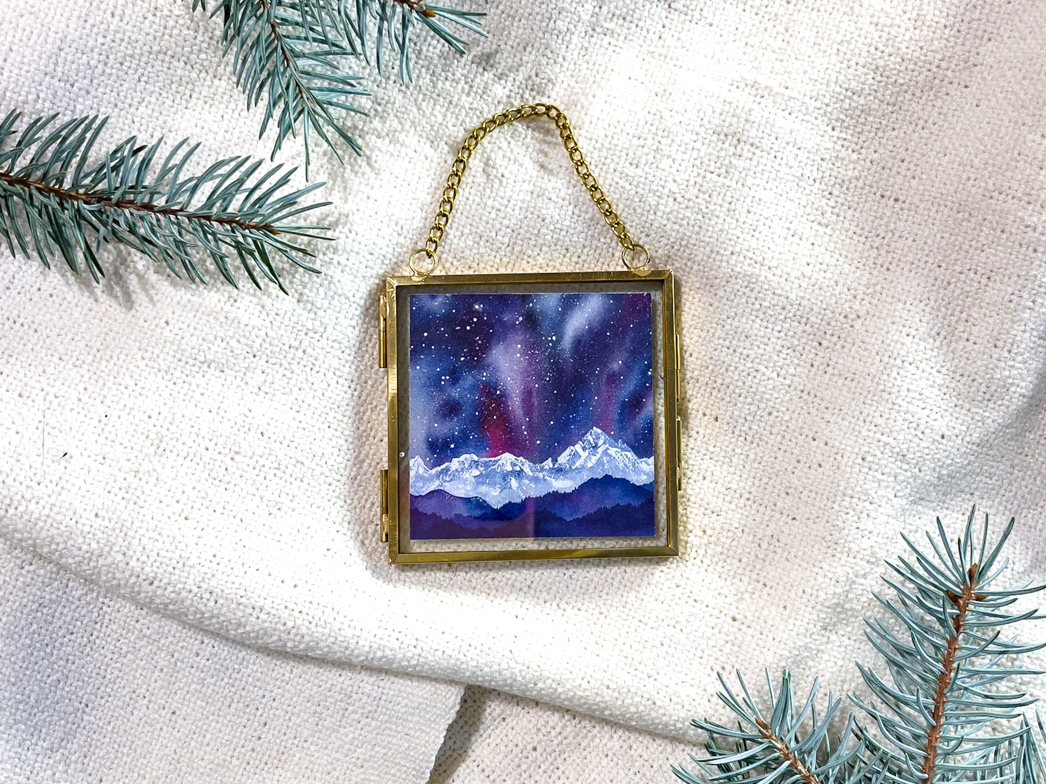 Heavenly Peace – Mt. Sneffels (Framed Ornament)