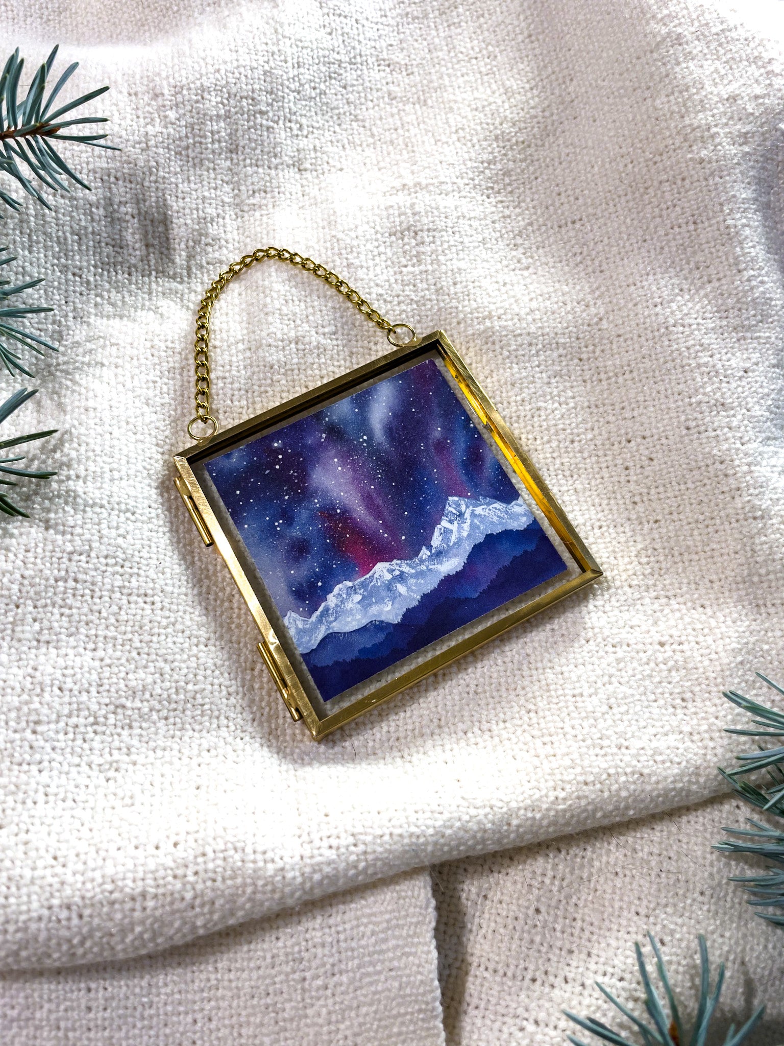 Heavenly Peace – Mt. Sneffels (Framed Ornament)