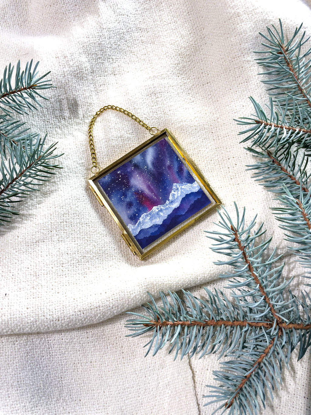 Heavenly Peace – Mt. Sneffels (Framed Ornament)