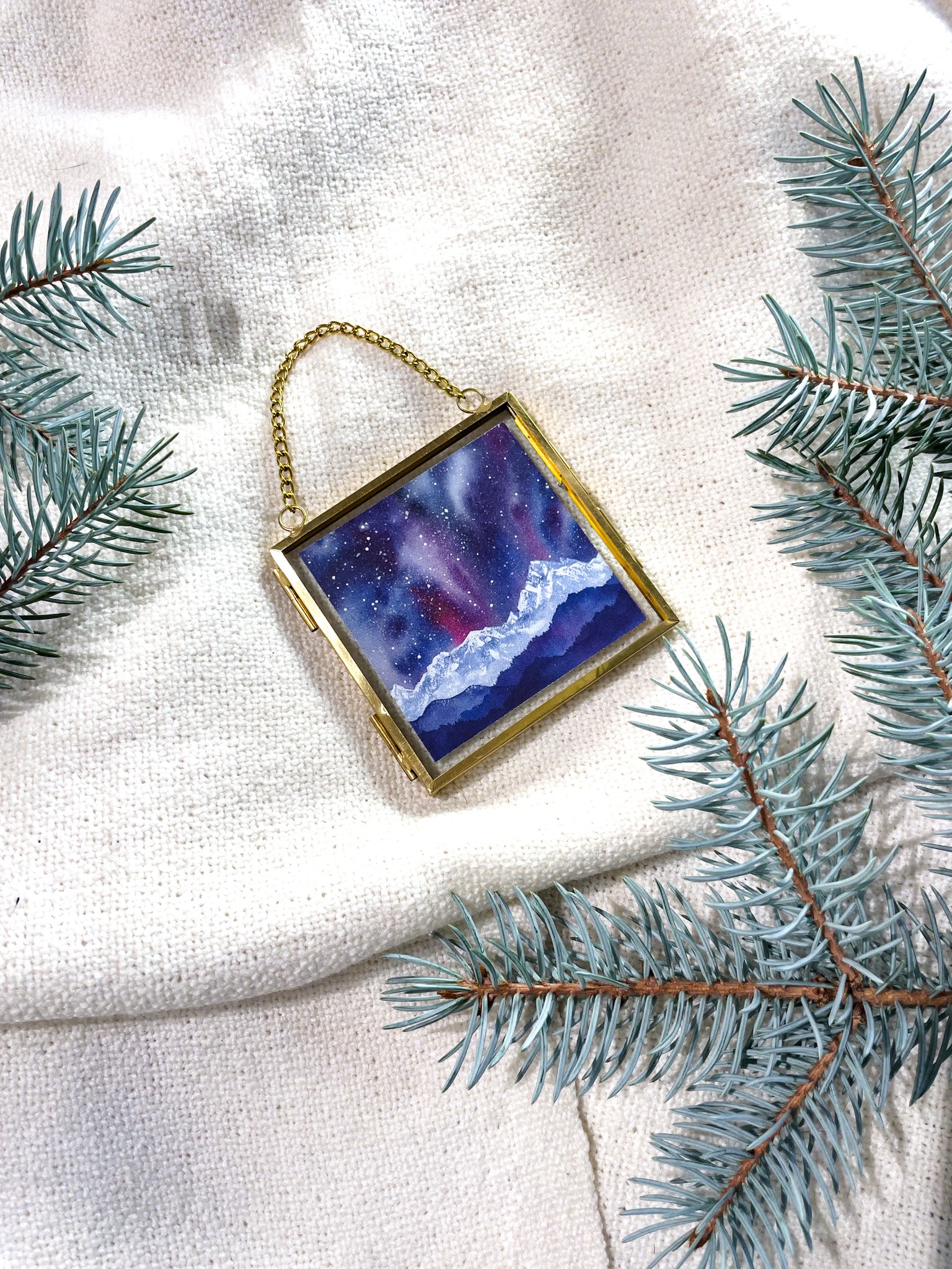 Heavenly Peace – Mt. Sneffels (Framed Ornament)