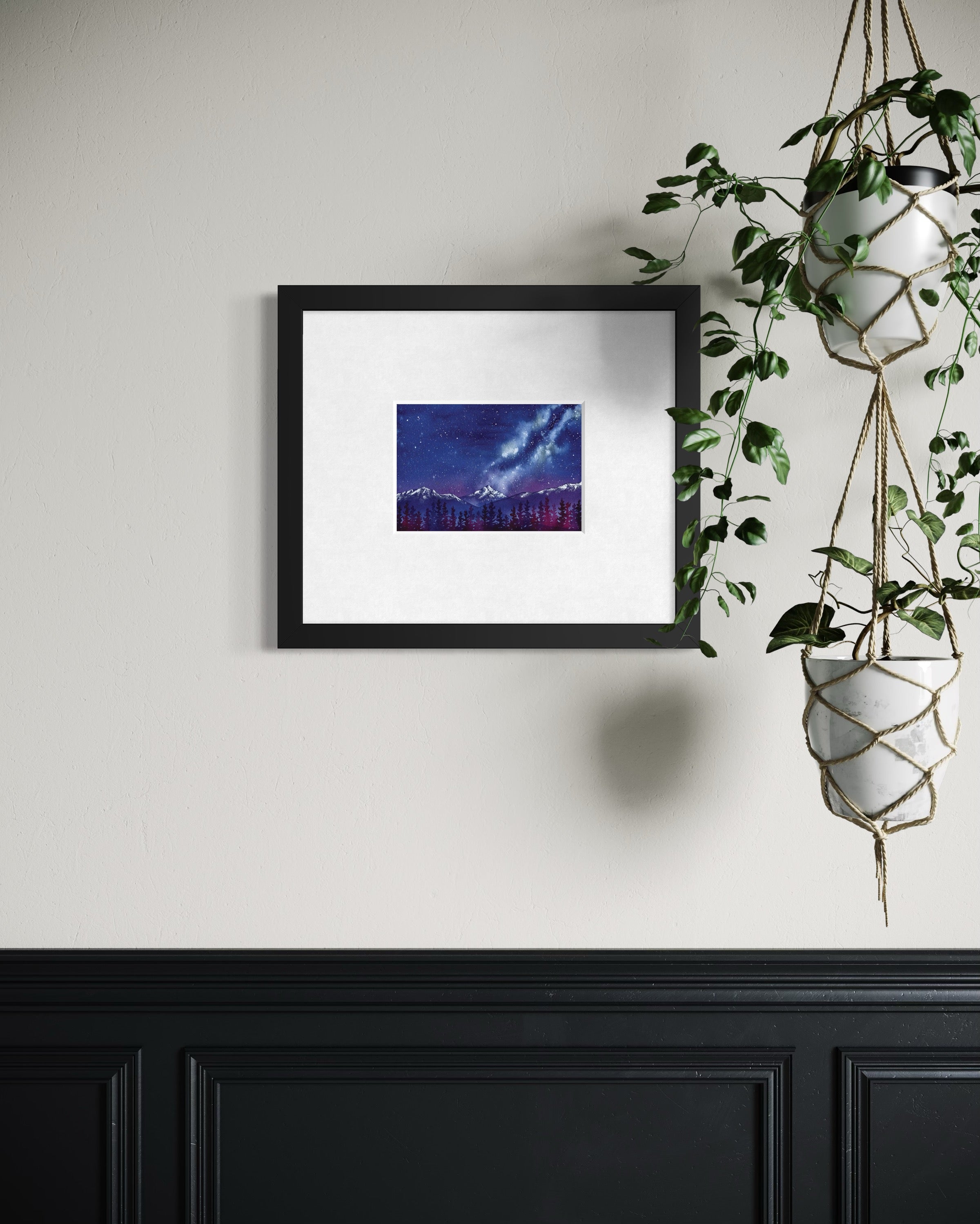 All is Calm, All is Bright – Original Watercolor (Matted to 11x14)