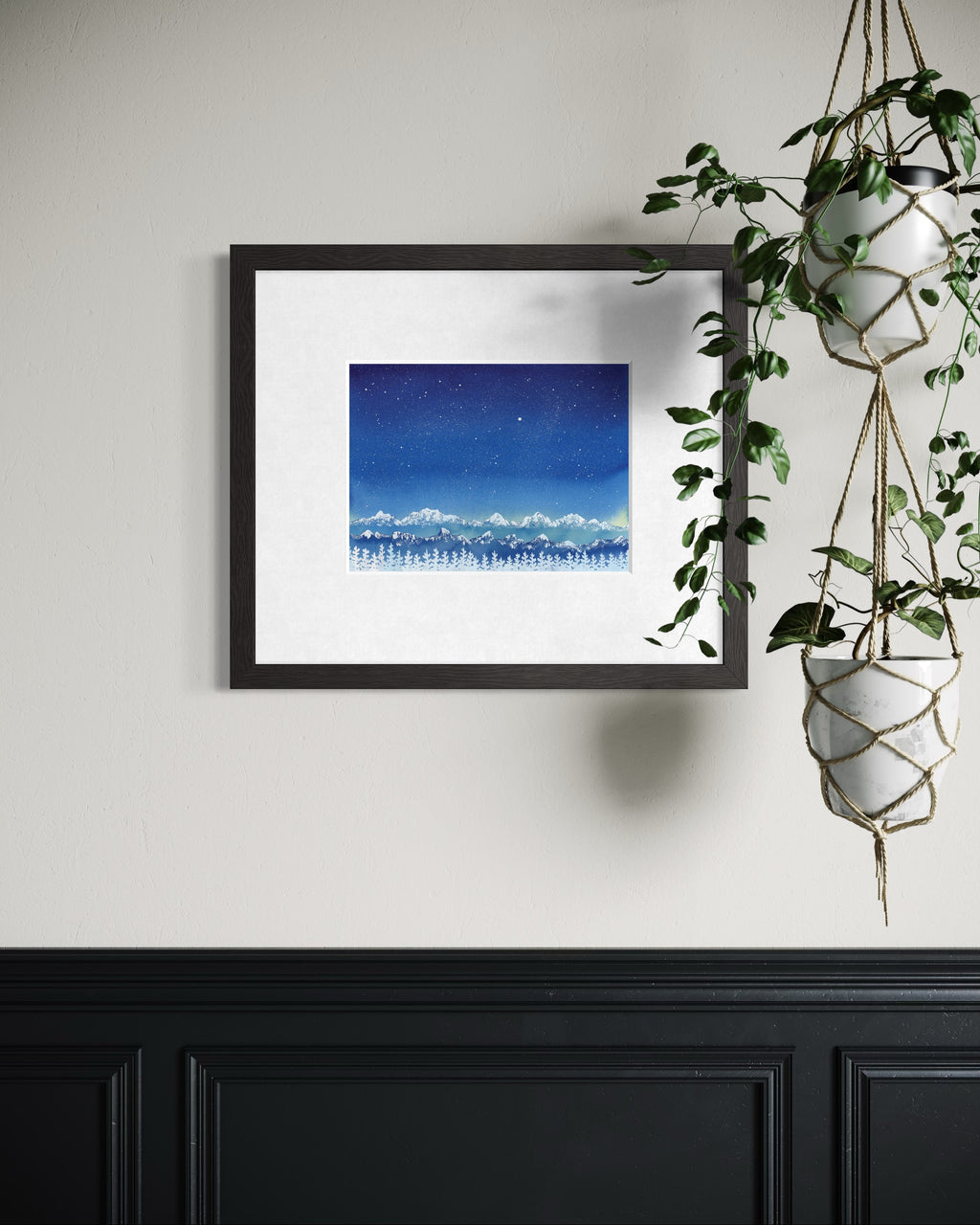 The Gift of Winter II – Original Watercolor (9x12in Unmatted)