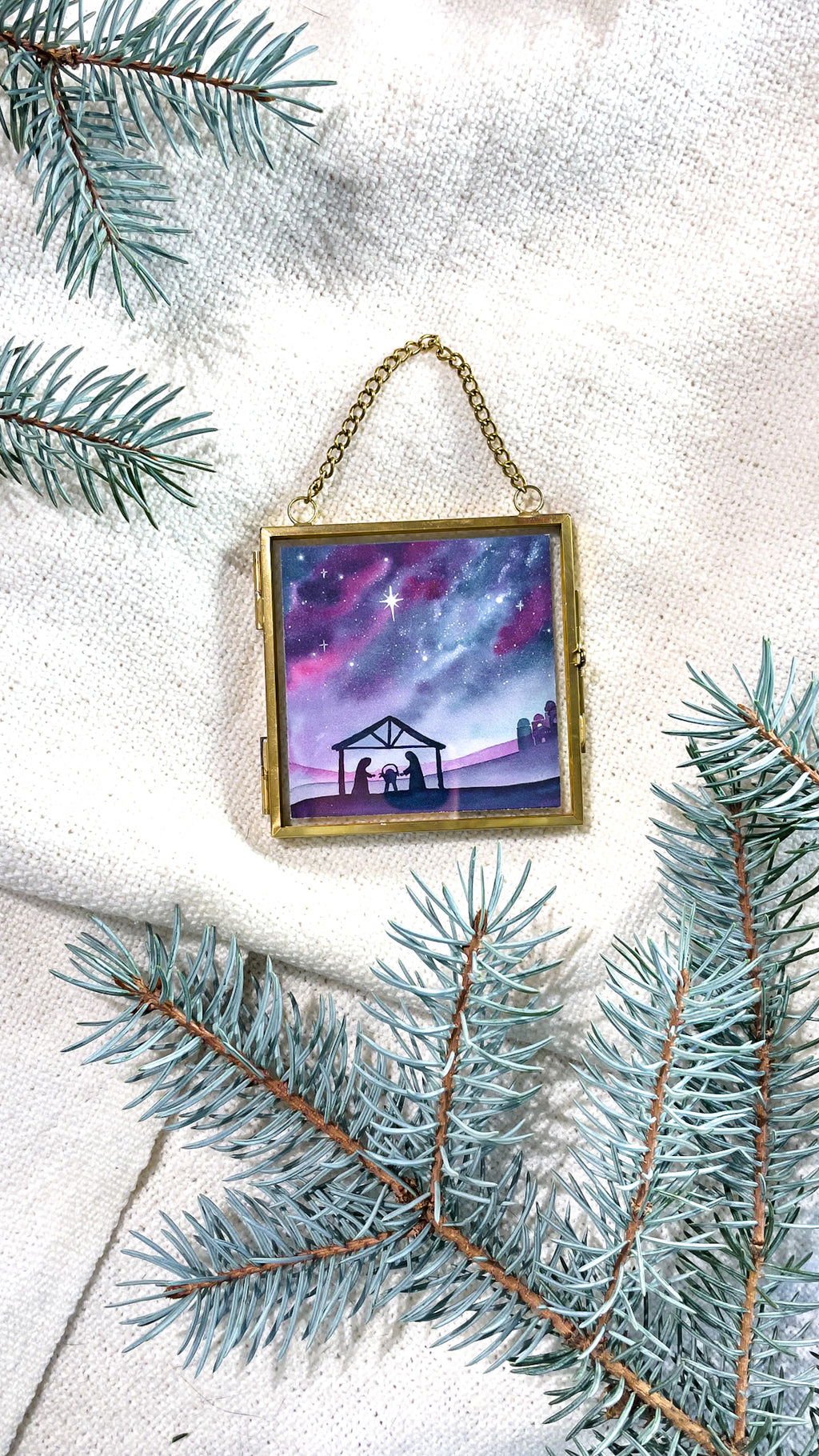 Silent Night (Framed Ornament)