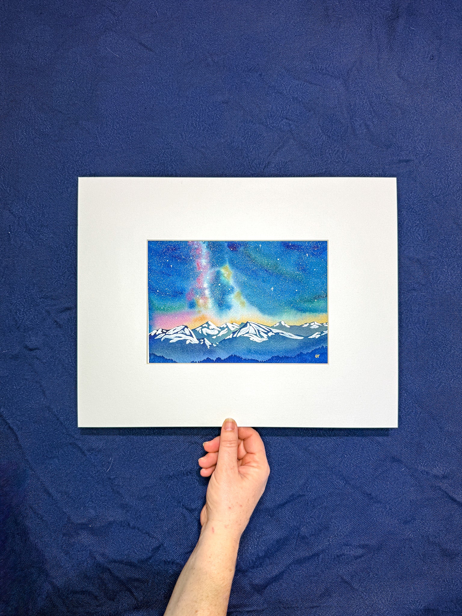 A Joyful Night – Original Watercolor (Matted to 11x14)