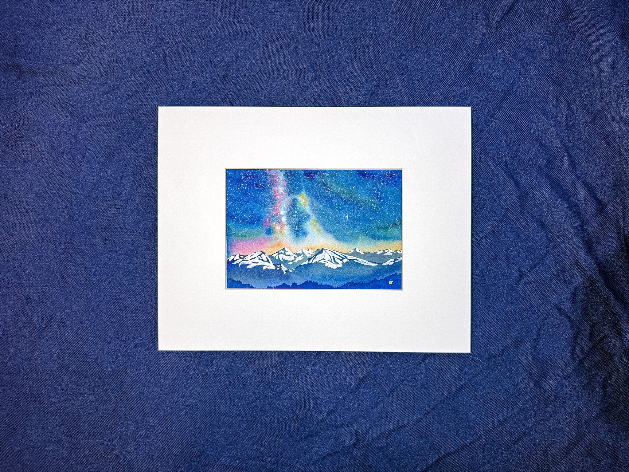 A Joyful Night – Original Watercolor (Matted to 11x14)