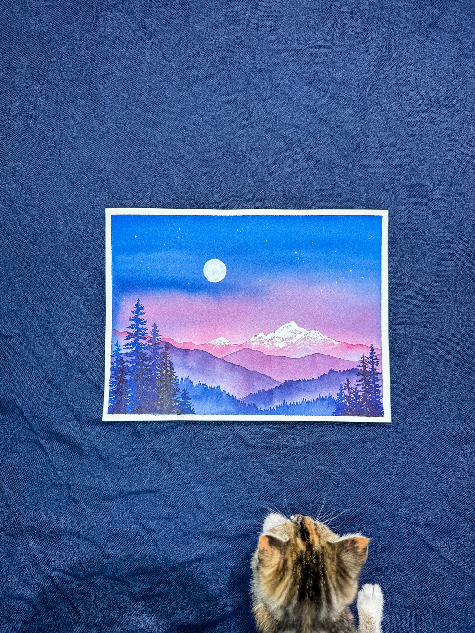 Under a New Sky – Original Watercolor (9x12in Unmatted)