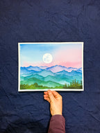 She is Wild – Original Watercolor Landscape Painting (9x12in Unmatted)