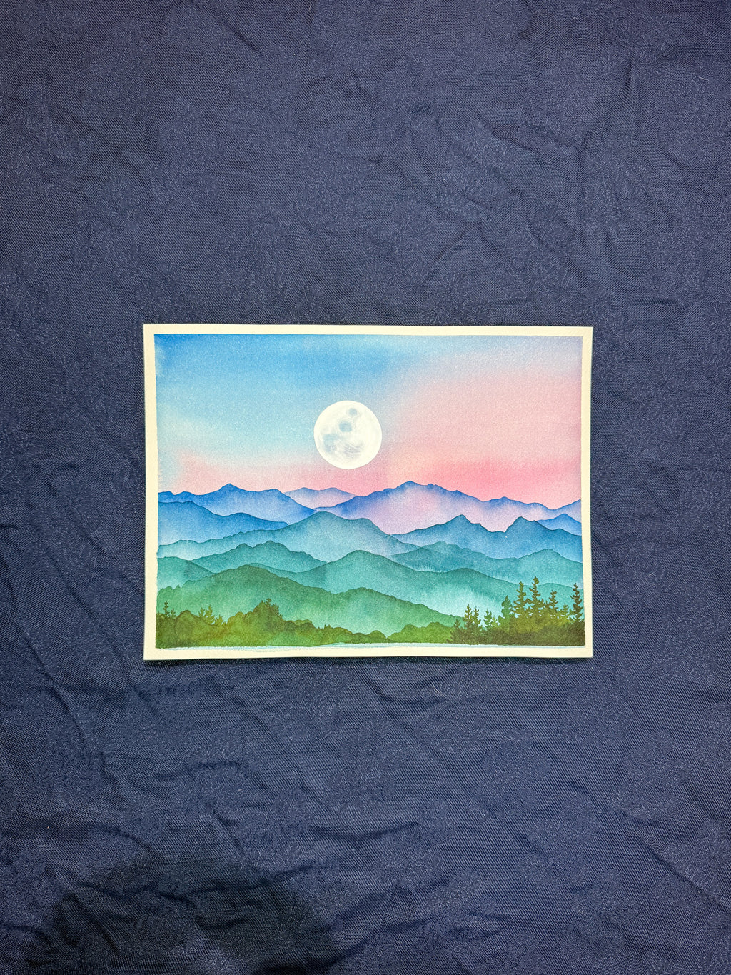 She is Wild – Original Watercolor Landscape Painting (9x12in Unmatted)