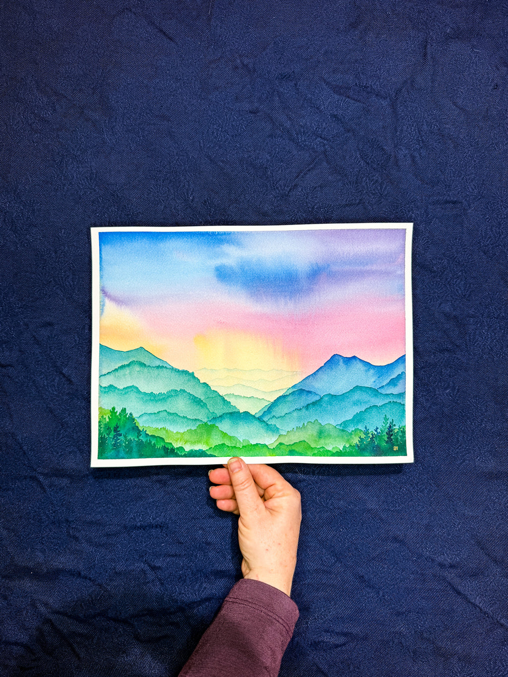 Summer's Approach – Original Watercolor (9x12in Unmatted)