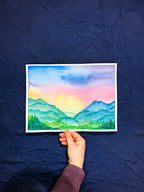 Summer's Approach – Original Watercolor (9x12in Unmatted)