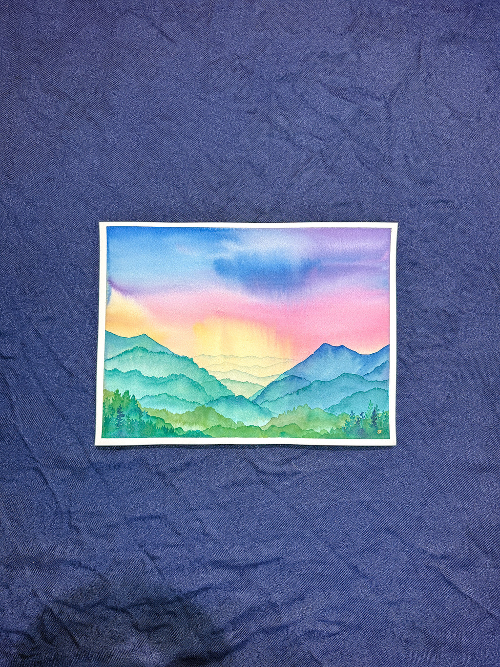 Summer's Approach – Original Watercolor (9x12in Unmatted)