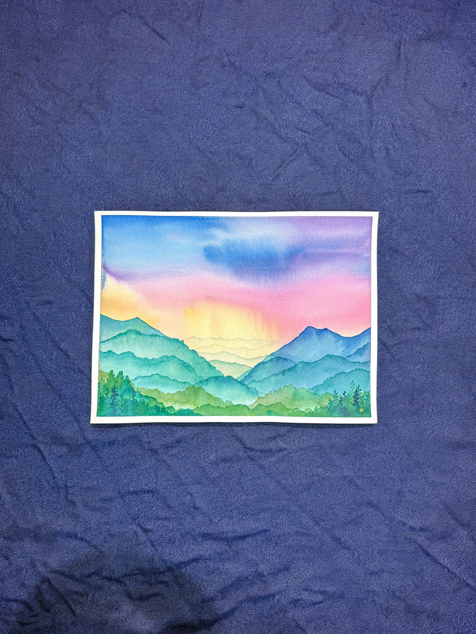 Summer's Approach – Original Watercolor (9x12in Unmatted)