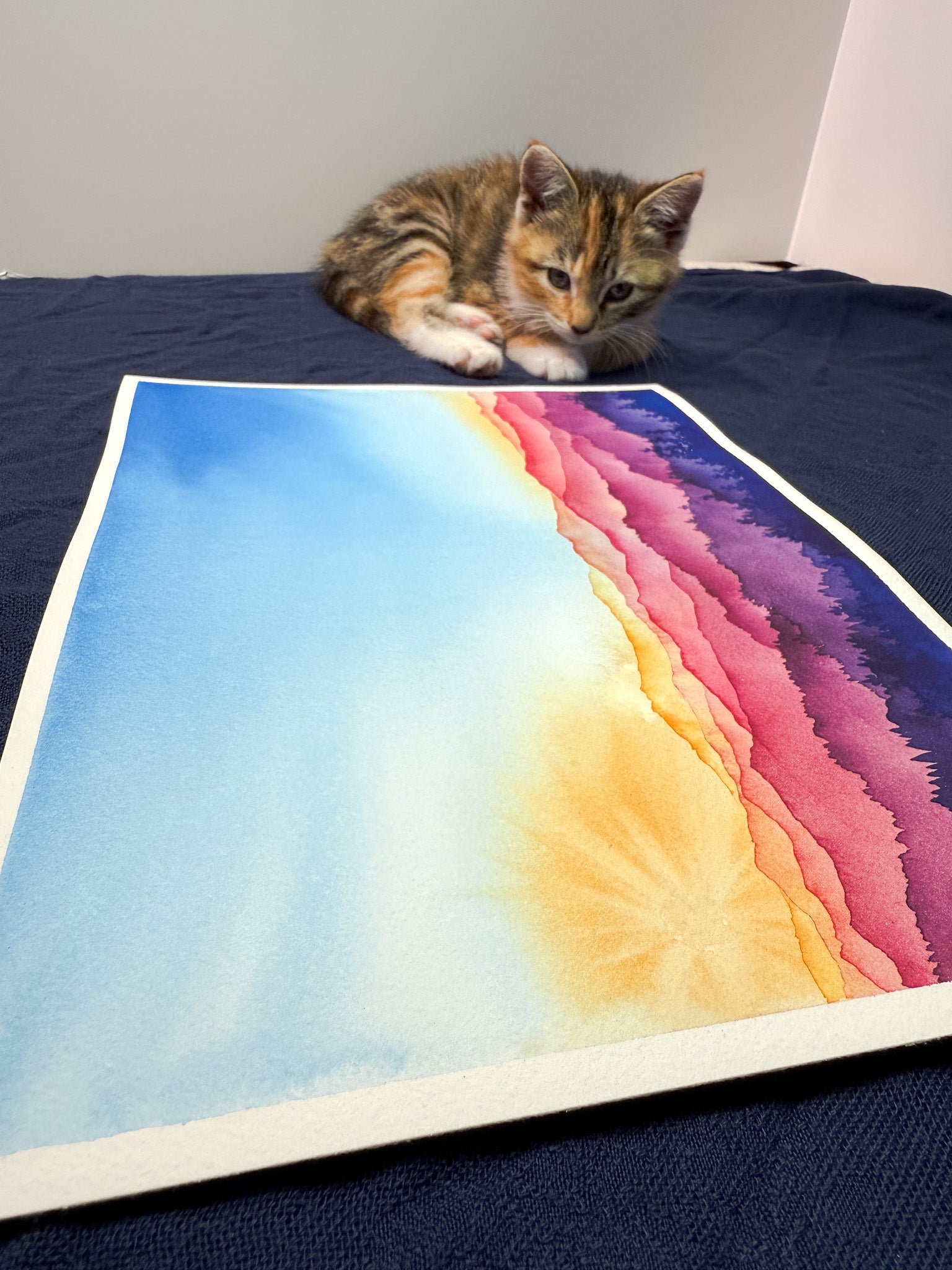 The Sun Shines – Original Watercolor (9x12in unmatted)