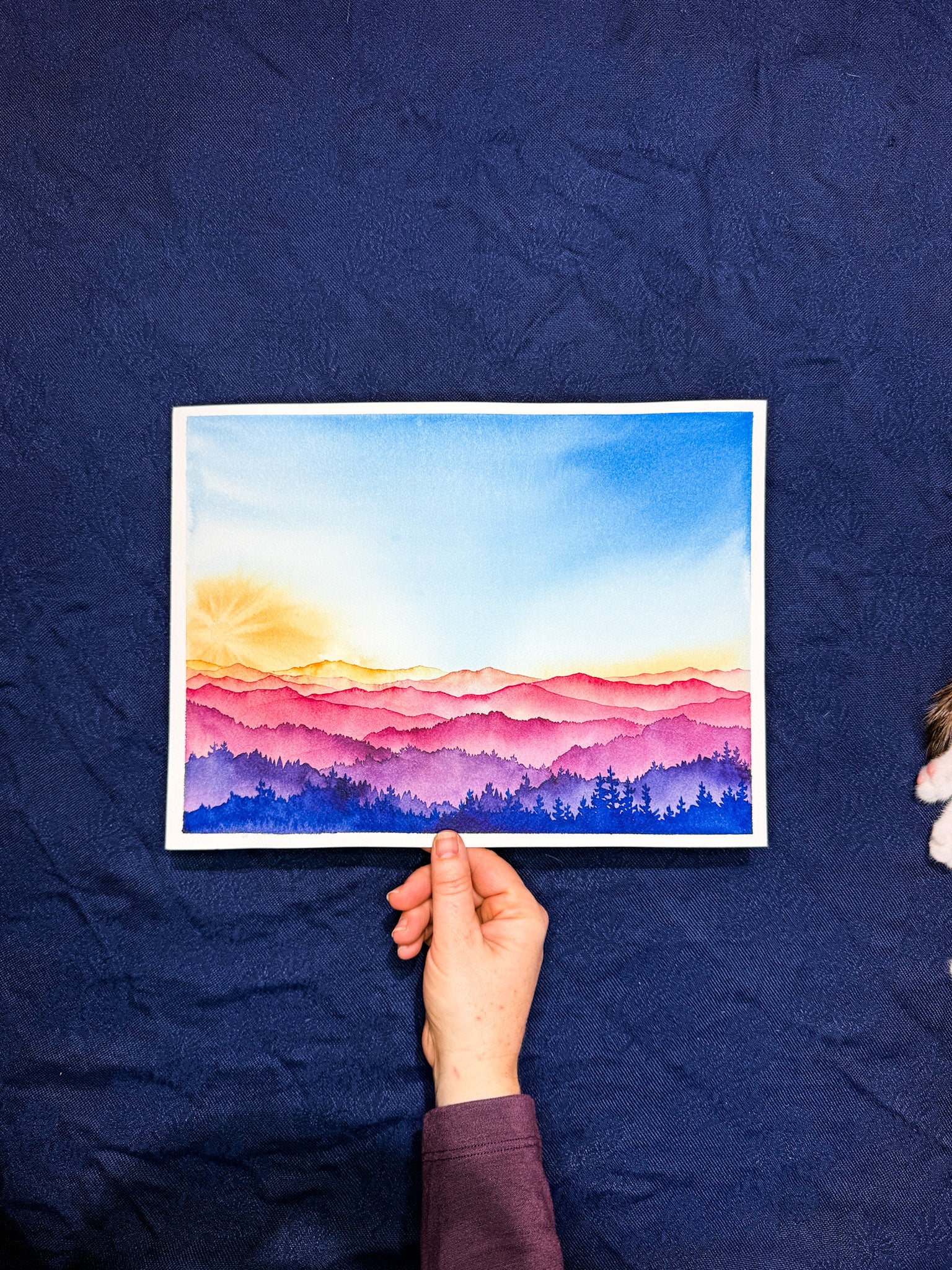 The Sun Shines – Original Watercolor (9x12in unmatted)