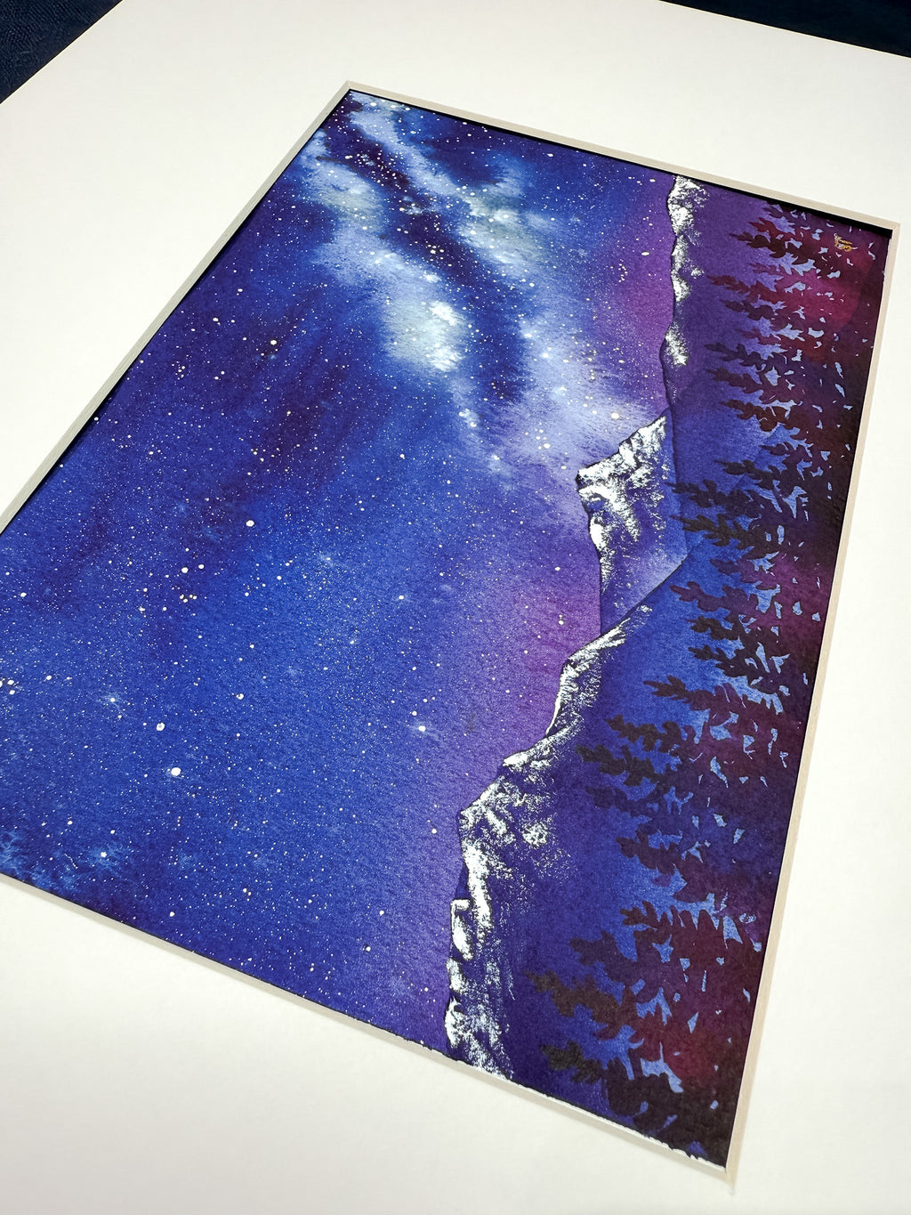 All is Calm, All is Bright – Original Watercolor (Matted to 11x14)