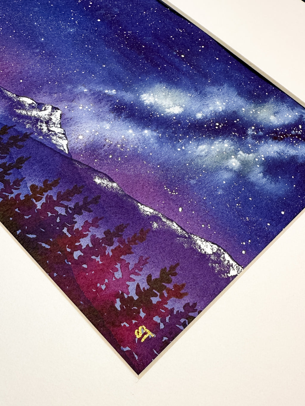 All is Calm, All is Bright – Original Watercolor (Matted to 11x14)