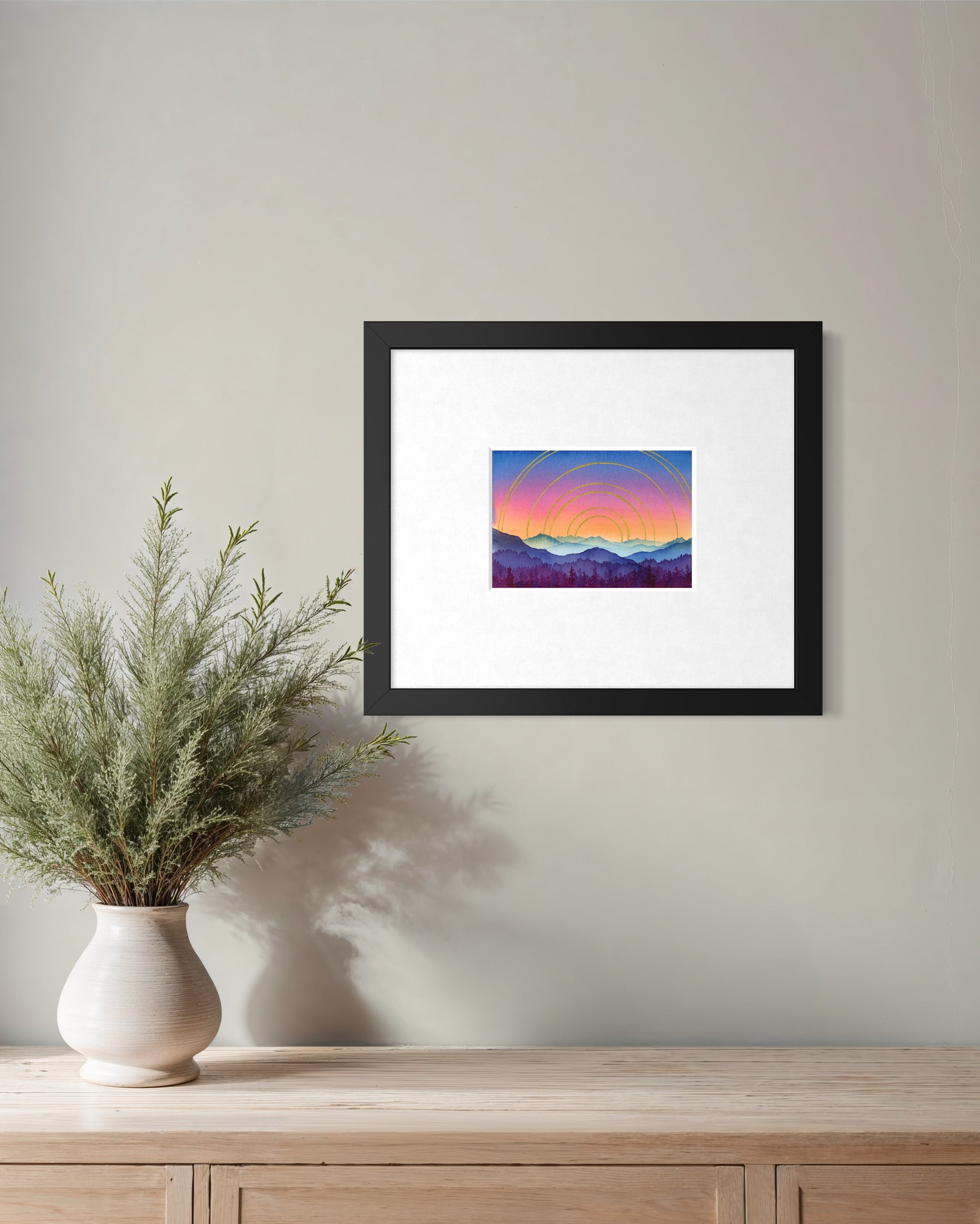 On This Fresh Morning – Original Watercolor (Matted to 11x14)