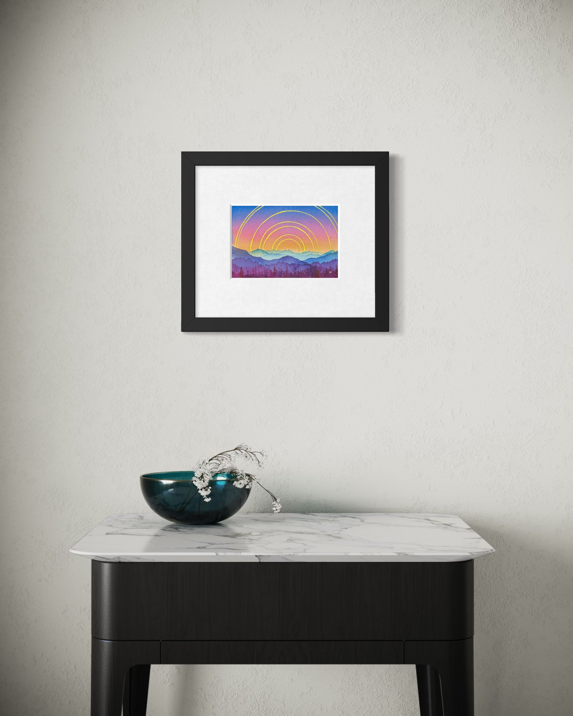 On This Fresh Morning – Original Watercolor (Matted to 11x14)