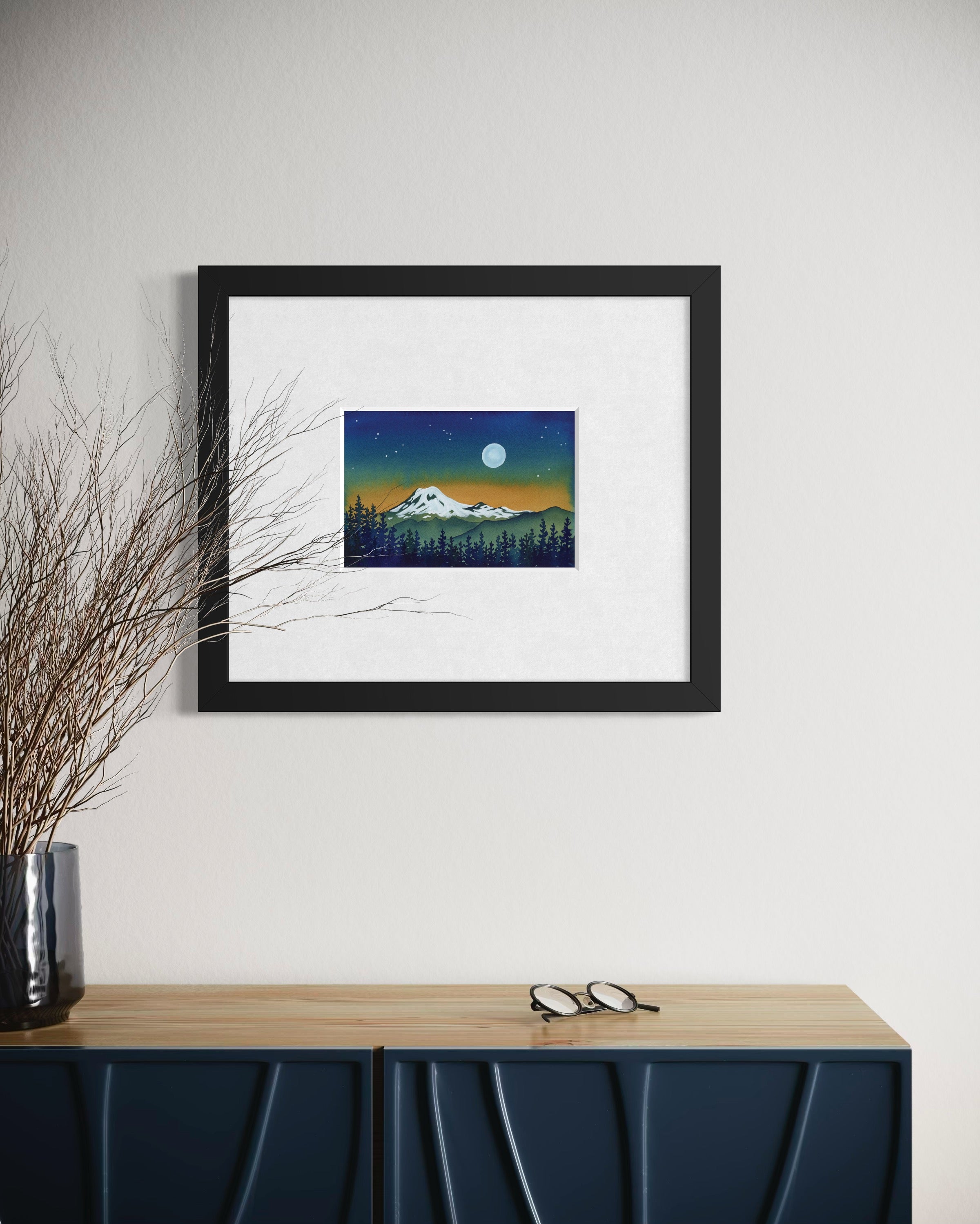 Pacific Northwest Wonderland – Original Watercolor (Matted to 11x14)