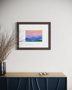 Rainbow Hills (Blue Ridge) – Original Watercolor (Matted to 11x14)