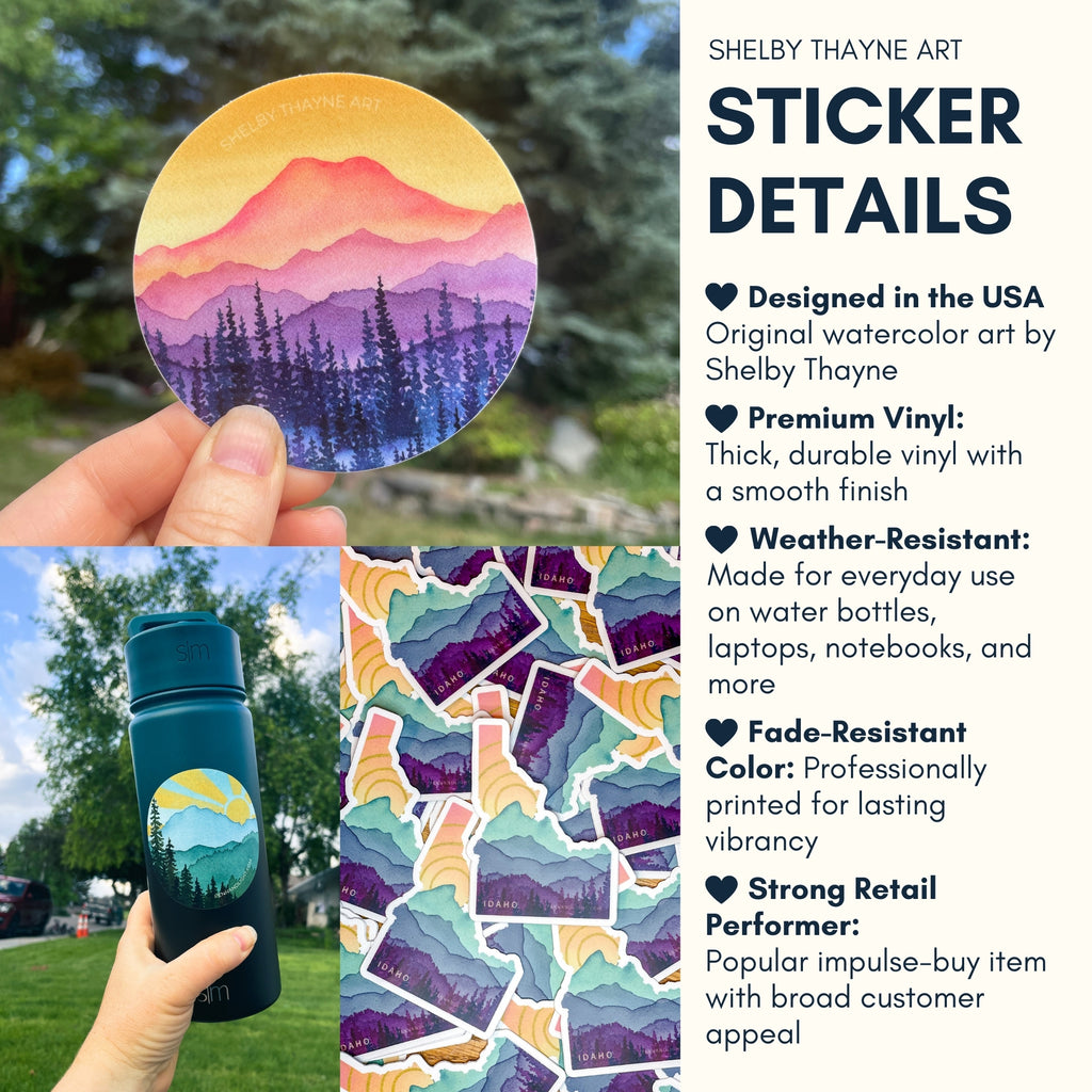 Not All Who Wander Inspirational Quote Sticker - Front Range Fantasy Festival Sticker