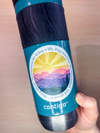 "Instructions for Living a Life"  Inspirational Quote Vinyl Sticker