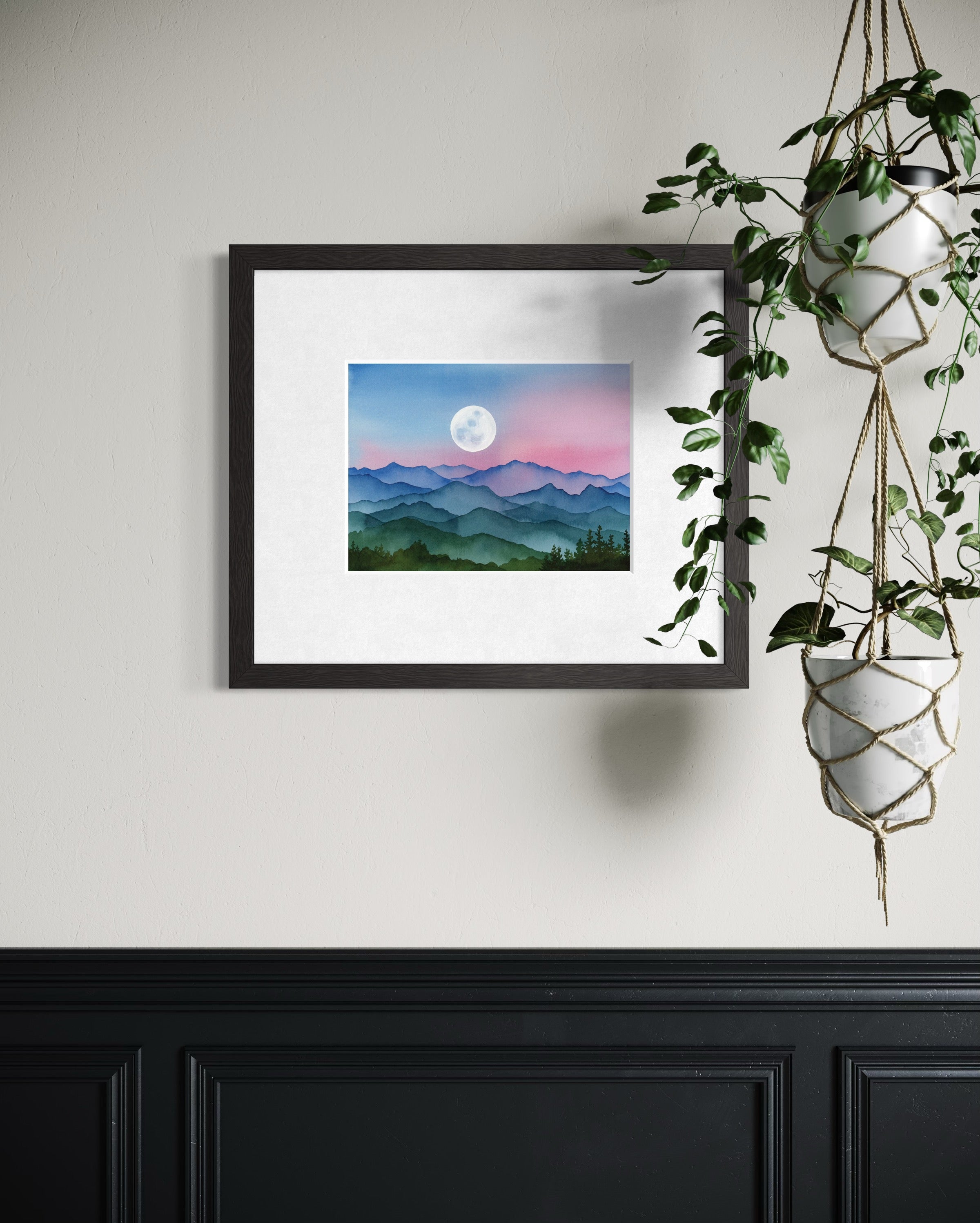 She is Wild – Original Watercolor Landscape Painting (9x12in Unmatted)