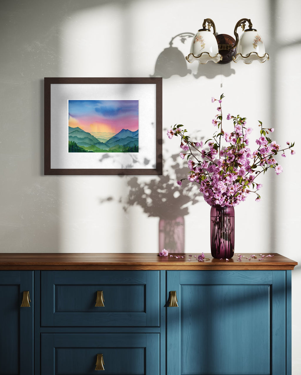 Summer's Approach – Original Watercolor (9x12in Unmatted)