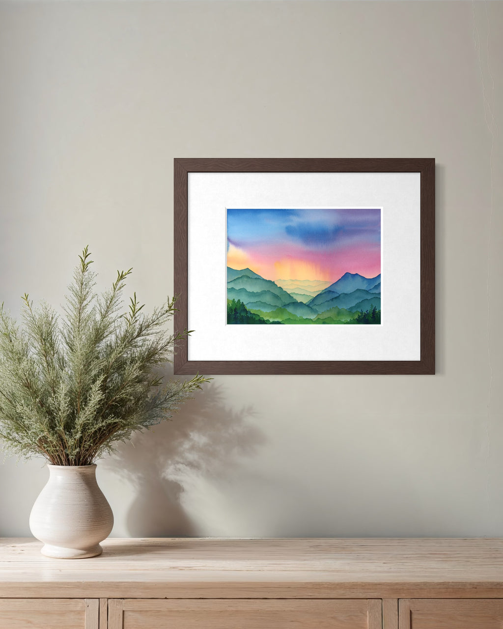 Summer's Approach – Original Watercolor (9x12in Unmatted)