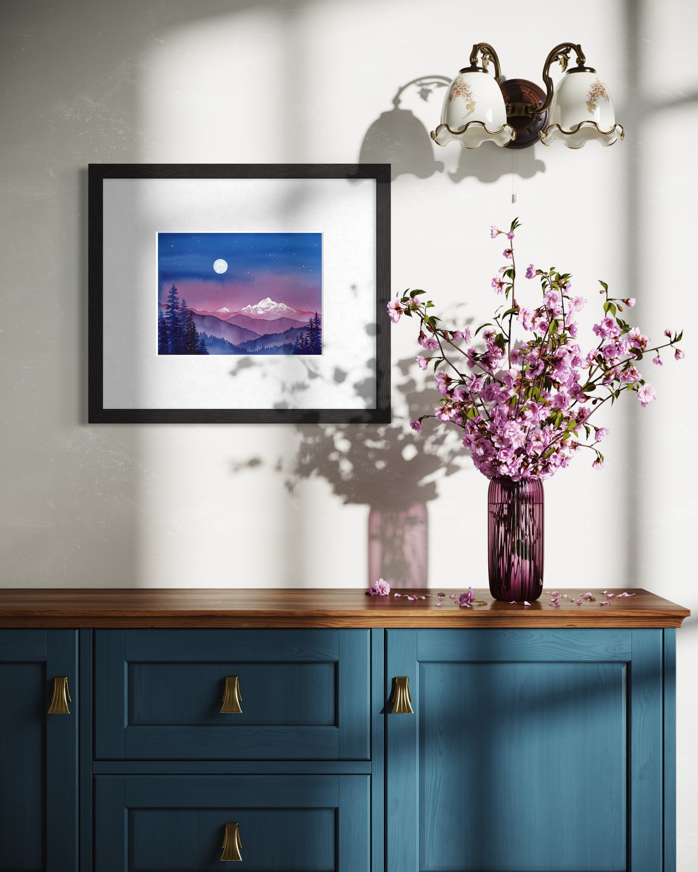 Under a New Sky – Original Watercolor (9x12in Unmatted)