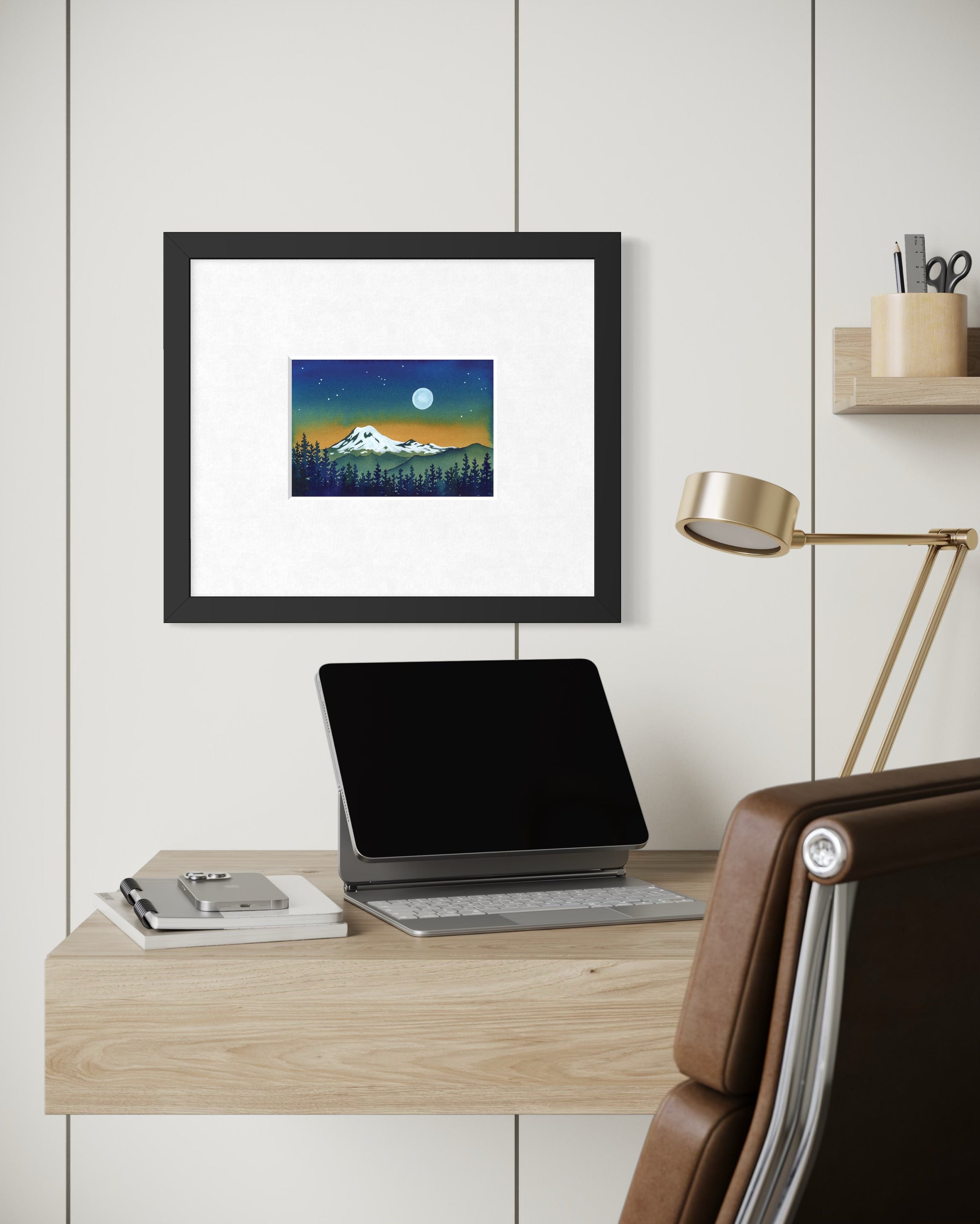 Pacific Northwest Wonderland – Original Watercolor (Matted to 11x14)