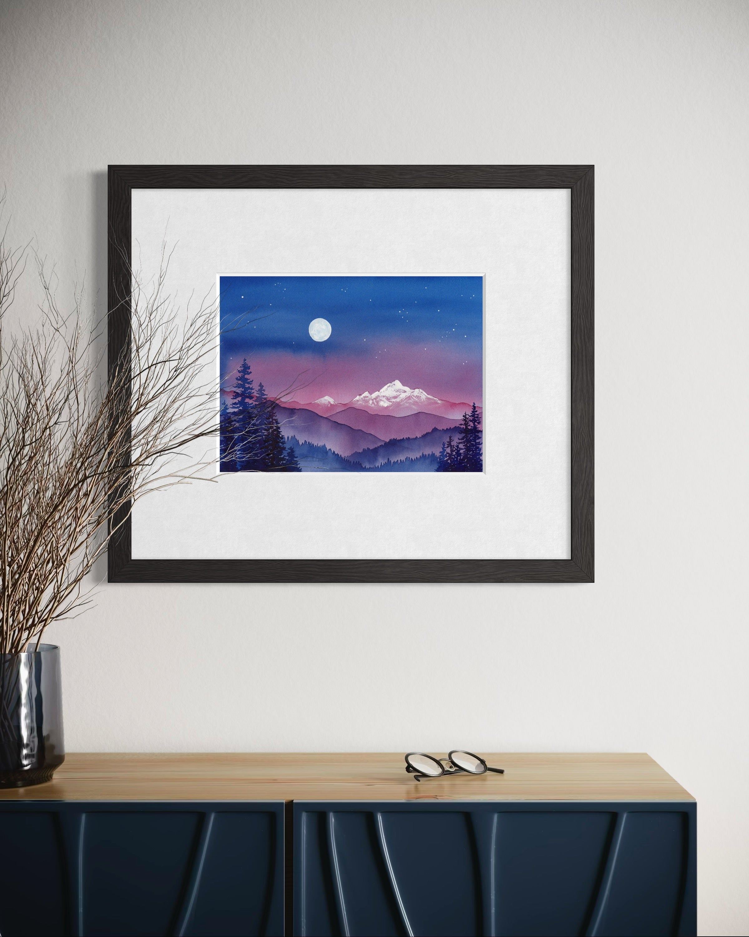 Under a New Sky – Original Watercolor (9x12in Unmatted)