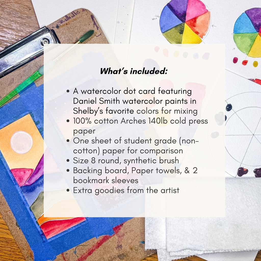 Vibrant Washes Watercolor Workshop Supply Kit