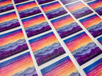 Rainbow Mountain Sticker | John Muir Quote, Waterproof Vinyl Decal