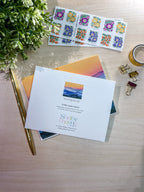 Blue Ridge Mountains Sunshine | Watercolor Greeting Card | Blank Inside | A2 Stationery | Mountain Art