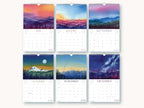 2026 Mountain Art Calendar | Watercolor Landscape Wall Calendar