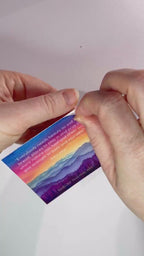 Rainbow Mountain Sticker | John Muir Quote, Waterproof Vinyl Decal